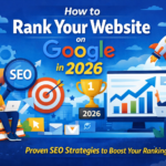 Guide on how to rank your website on Google in 2026 with SEO strategies by GroBlu, best website designing company in Lucknow