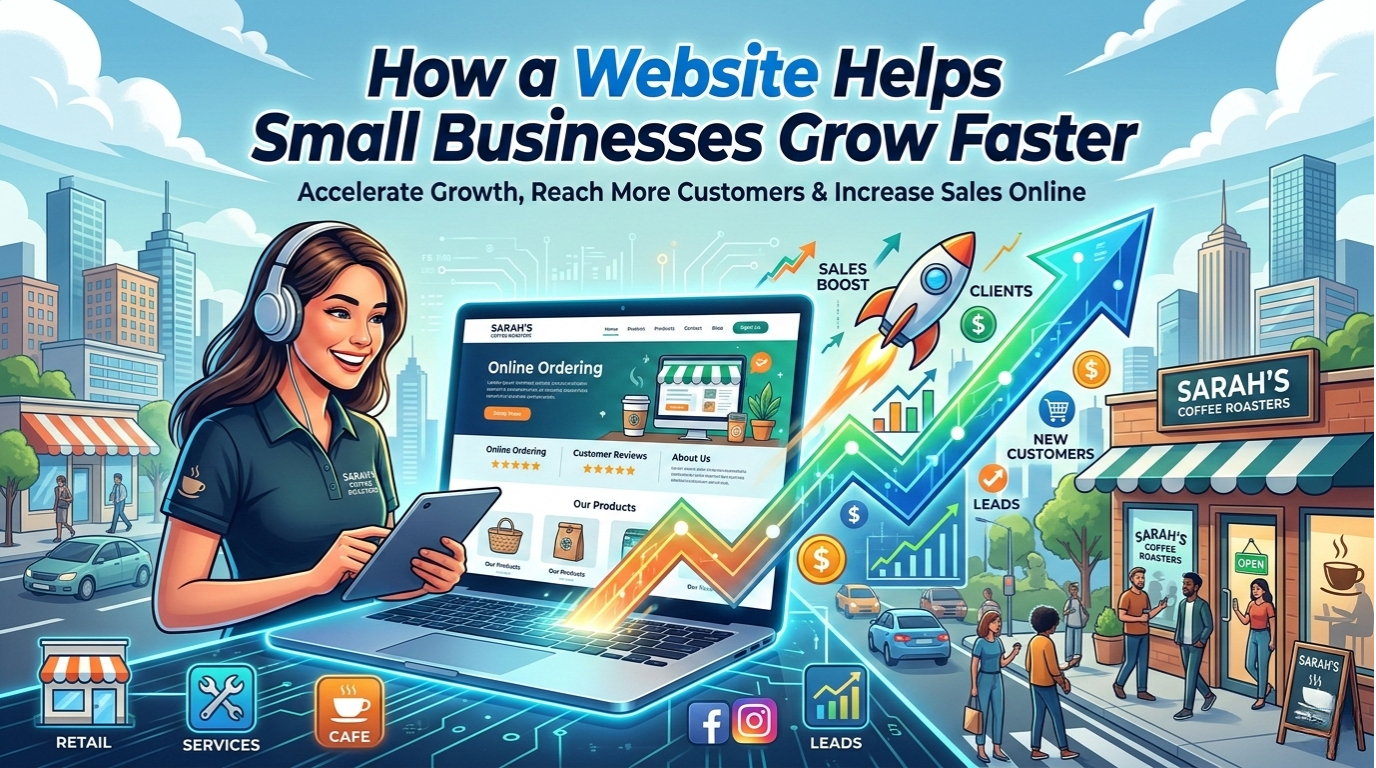 How a Website Helps Small Businesses Grow Faster